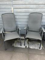 Twee tuinstoelen, GRATIS, Tuin en Terras, Ophalen, Gebruikt, Aluminium, 2 zitplaatsen