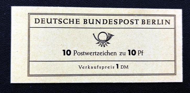 Duitsland (Berlijn) ca. 1953 – Zegelboekje BRD / PF, Postzegels en Munten, Postzegels | Europa | Duitsland, Postfris, BRD, Verzenden
