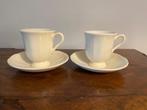 2 Wedgwood Queens Plain koffiekopjes, Nieuw, Ophalen of Verzenden, Wedgwood, Kop(pen) en/of Schotel(s)