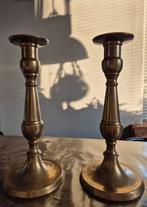 2 x messing kandelaar 23 cm hoog setprijs, Ophalen of Verzenden