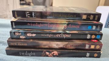Twilight Saga 5x compl  2 disc edities zgan beschikbaar voor biedingen