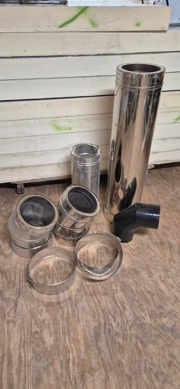 Dubbelwandige Geïsoleerde Kachelpijp 200mm beschikbaar voor biedingen