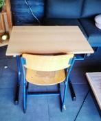 Schooltafel met stoel, Ophalen of Verzenden, Gebruikt, Tafel(s) en Stoel(en)