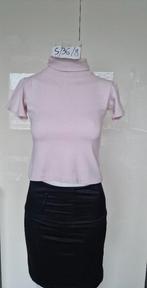 Shirt met rolkraag maat S/36, Kleding | Dames, T-shirts, Ophalen of Verzenden, Korte mouw, Roze, Maat 36 (S)