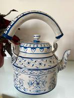 Indiase handgeschilderde theepot, Antiek en Kunst, Ophalen of Verzenden