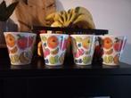 4 Blond Amsterdam Bekers - Fruit Design, Ophalen of Verzenden, Zo goed als nieuw, Blond Amsterdam, Overige typen