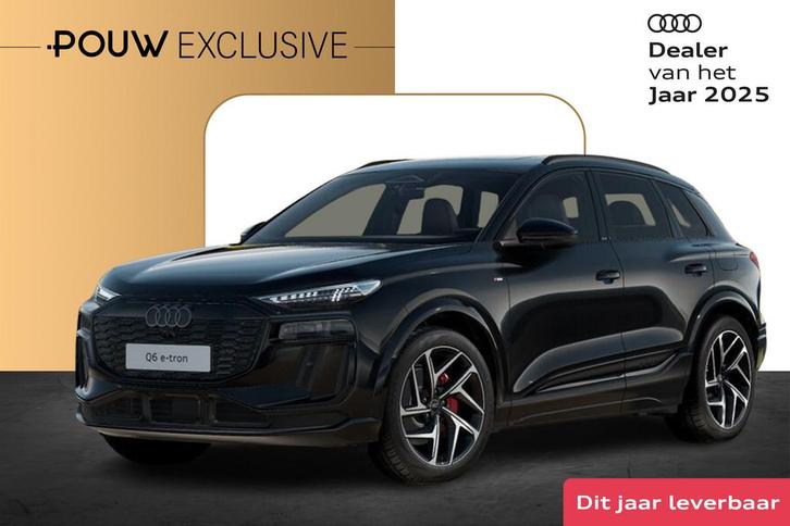 Audi Q6 e-tron 306pk S Edition performance 100 kWh | Panoram, Auto's, Audi, Bedrijf, Te koop, Q6 e-tron, 360° camera, ABS, Adaptive Cruise Control