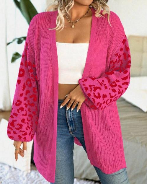 Vest Gwenne Roze (44-50), Kleding | Dames, Grote Maten, Nieuw, Trui of Vest, Roze, Verzenden