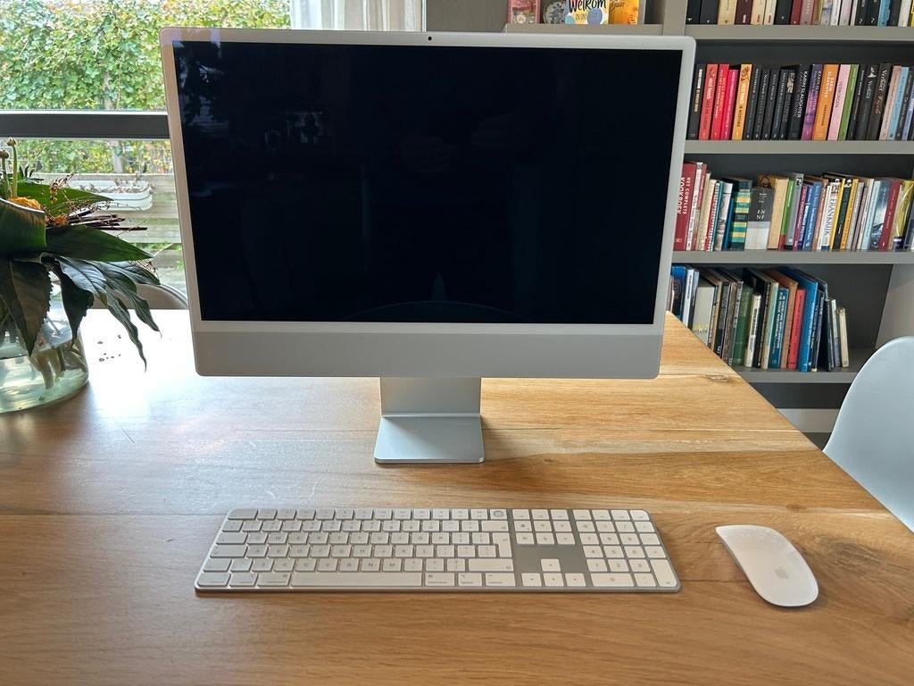 2021 24" IMAC M1 8 cores/16GB/512GB SSD zilver, Computers en Software, Apple Desktops, SSD, IMac, Zo goed als nieuw, 3 tot 4 Ghz