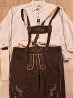 Lederhose 58 trachten overhemd kousen Tiroler, Kleding | Heren, Carnavalskleding en Feestkleding, Ophalen, Zo goed als nieuw, Maat 56/58 (XL)