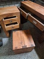 Side tabel etc teakhout, Minder dan 50 cm, Teakhout, Ophalen of Verzenden, Zo goed als nieuw