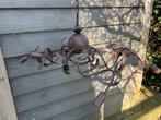 Retro metalen Hanglamp met Krullen, Huis en Inrichting, Ophalen, Zo goed als nieuw, Metaal