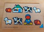Houten puzzel Dick Bruna, Kinderen en Baby's, Speelgoed | Kinderpuzzels, Gebruikt, Ophalen of Verzenden, Van hout, Minder dan 10 stukjes