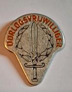 Speld oorlogsvrijwilliger ned indie., Ophalen of Verzenden, Landmacht, Nederland, Embleem of Badge