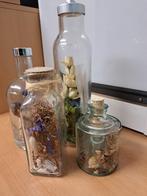 Glazen vaasjes, Ophalen, Gebruikt, Overige kleuren, Glas