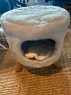 Wit kattenholletje / krukje zachte stof, Ophalen, Gebruikt, Overige