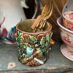 Barbotine pot *floor epe*, Antiek en Kunst, Ophalen of Verzenden