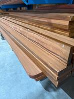 Mahonie planken, latten balken. Hardhout, Ophalen, Gebruikt, 25 tot 50 mm, Plank
