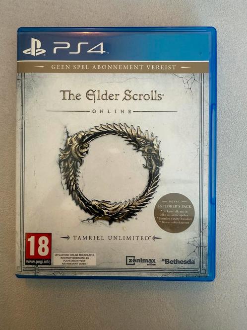 Elder Scrolls Online – PlayStation 4 - Ps4 games, Spelcomputers en Games, Games | Sony PlayStation 4, Zo goed als nieuw, Role Playing Game (Rpg)