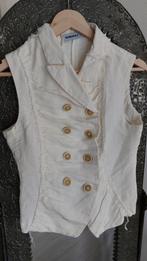 Rundholz crème gilet, maat S, Kleding | Dames, Tops, Ophalen of Verzenden, Zo goed als nieuw, Zonder mouw