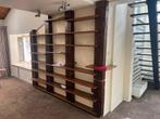 Massief eiken boekenkasten, Ophalen of Verzenden, Gebruikt, 25 tot 50 cm, 200 cm of meer