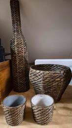 Set bloemenmanden, Tuin en Terras, Ophalen of Verzenden, Rond, Steen, Minder dan 30 cm