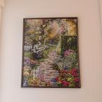 Schilderij 40x50,  mijn schone tuin, Ophalen of Verzenden, Nieuw