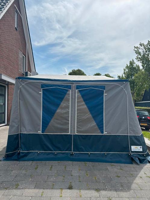 Vouwwagen uit 2007 makkelijk op te zetten en waterdicht, Caravans en Kamperen, Tenten, tot en met 4, Gebruikt, Ophalen