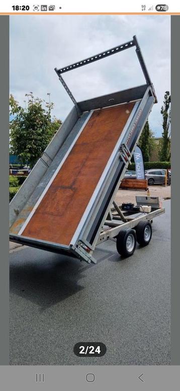 Brian james cargo Tipper.  3500 kg met oprijplaten! beschikbaar voor biedingen