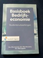 Basisboek bedrijfseconomie-studentenuitwerkingen, Boeken, Ophalen of Verzenden, Rien Brouwers; Wim Koetzier; Olaf Leppink, Management