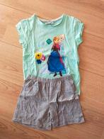 Zgan! Leuke pyjama/shortama van Frozen. Mt 116/122, Nacht- of Onderkleding, Meisje, Ophalen of Verzenden, Zo goed als nieuw