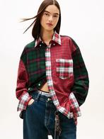 Tommy hilfiger oversized tartan overhemd nieuw, Overige kleuren, Nieuw, Ophalen of Verzenden, Maat 36 (S)