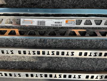 5 RVS 300cm tegelprofielen/schlüters Schiene E110EB beschikbaar voor biedingen