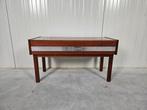 Vintage Deens ladekastje/bijzet kastje teak, Huis en Inrichting, Kasten | Ladekasten, Gebruikt, 1 of 2 laden, Minder dan 100 cm
