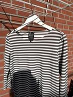 Irie Wash taupe gestreepte jurk maat M Pauw, travelstof, Ophalen of Verzenden, Zo goed als nieuw, Knielengte