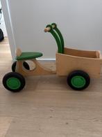 Houten Peuter Bakfiets - Loopfiets, Ophalen of Verzenden, Zo goed als nieuw, Loopfiets
