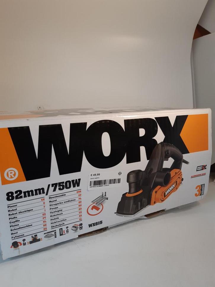 Worx WX615 Hobel, Doe-het-zelf en Verbouw, Schaafmachines, Gebruikt, Elektrisch, Ophalen of Verzenden
