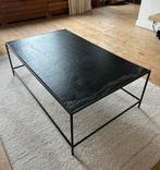Zwart natuurstenen salontafel, Huis en Inrichting, Tafels | Salontafels, Ophalen, Overige materialen, Gebruikt, 100 tot 150 cm