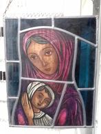 Glas in lood Maria met kind, Ophalen