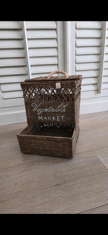 Rivièra Maison Rustic Rattan - Wall Basket - Open Weave beschikbaar voor biedingen