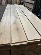 Eiken planken geschaafd 2-3-4cm KD gedroogd balken rustiek, 25 tot 50 mm, Eiken, Nieuw, Ophalen of Verzenden