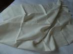 Antiek zuiver linnen tafelkleed, jacquard art deco, 135x110, Huis en Inrichting, Tafelkleden, Verzenden, Zo goed als nieuw, Rechthoek