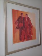 Handgesigneerde zeefdruk Les Japonaises van W Willemsen, Antiek en Kunst, Kunst | Litho's en Zeefdrukken, Ophalen