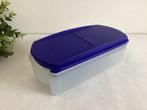 Tupperware RuimteMaker 350 ml blauw deksel zgan, Huis en Inrichting, Keuken | Tupperware, Verzenden, Zo goed als nieuw, Blauw