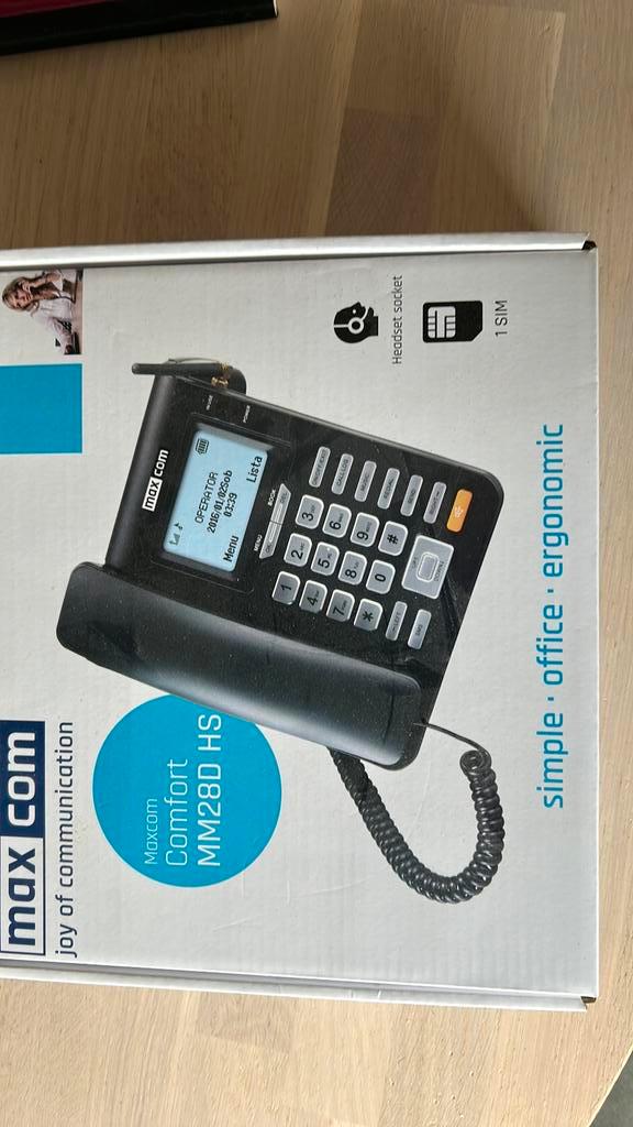 MaxCom MM28D, Telecommunicatie, Vaste telefoons | Handsets en Draadloos, 1 handset, Ophalen of Verzenden