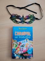 Boek Carnaval in Venetië Thea Stilton incl. masker, Boeken, Thea Stilton, Fictie algemeen, Ophalen of Verzenden, Zo goed als nieuw