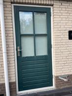 2x houten buitendeur ,  maat : deur 211,4x 92,8, Doe-het-zelf en Verbouw, Deuren en Horren, Ophalen, Gebruikt, 80 tot 100 cm, 215 cm of meer