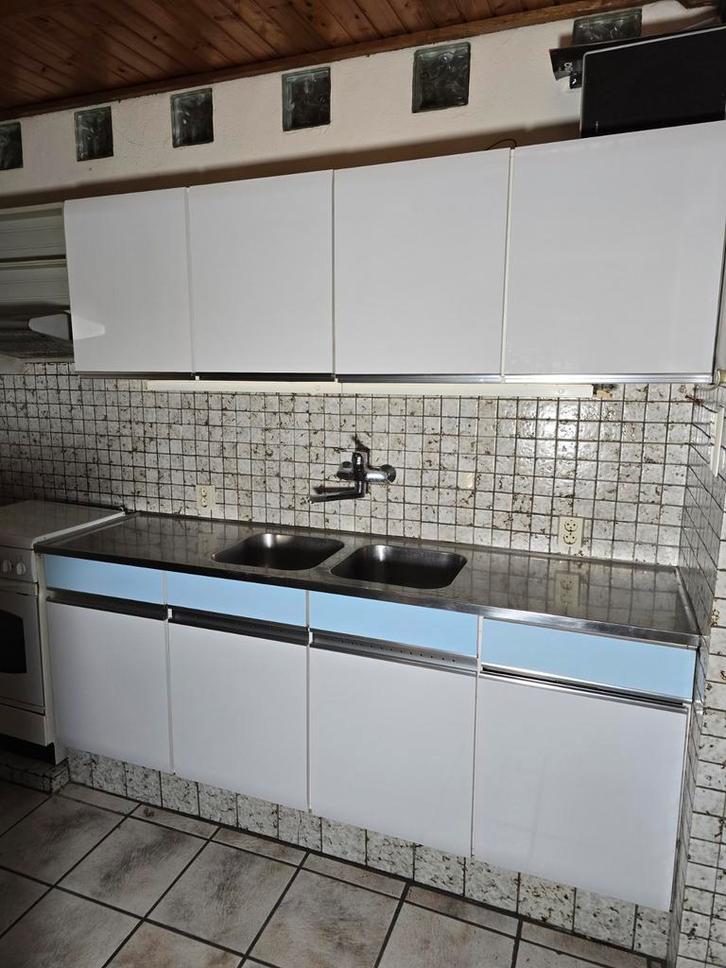 Retro Vintage Keuken - Complete Set, Huis en Inrichting, Keuken | Complete keukens, Gebruikt, Enkelwandige keuken, Ophalen