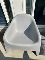 2x Ikea Skarpö tuinstoel fauteuil grijs, Tuin en Terras, Tuinstoelen, Ophalen, Gebruikt, Kunststof, Stapelbaar