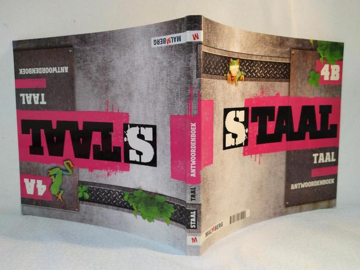 Staal - VERSIE 1 - Groep 4 - Taal Antwoordenboek (4A + 4B)., Boeken, Schoolboeken, Zo goed als nieuw, Nederlands, Overige niveaus